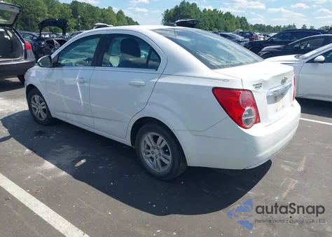 2016 Chevrolet Sonic Lt Auto из США, поврежденный, VIN 1G1JC5SH8G4103366